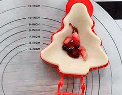 Festliche Formen für Teigtaschen