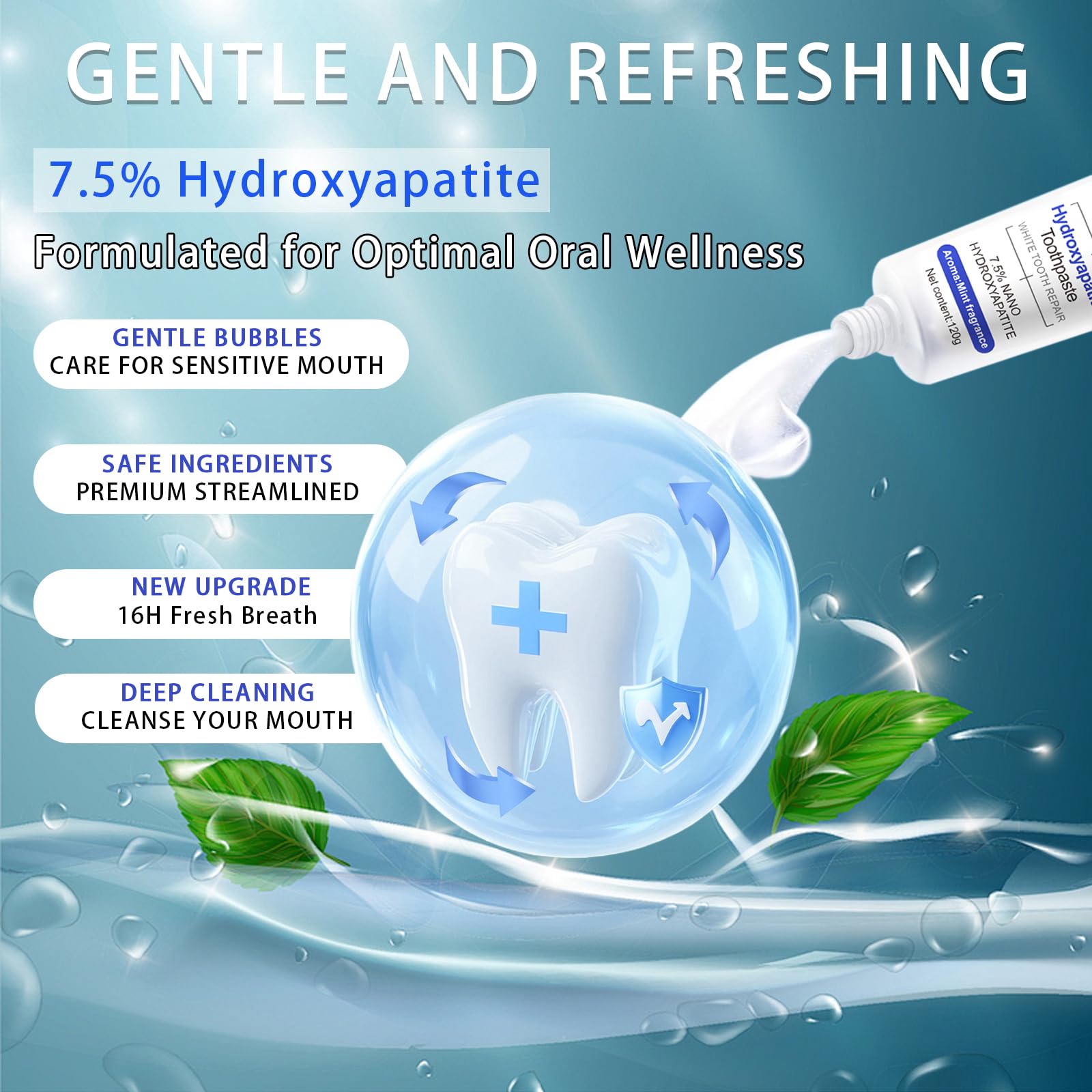 Gentle and Refreshing Bubbles