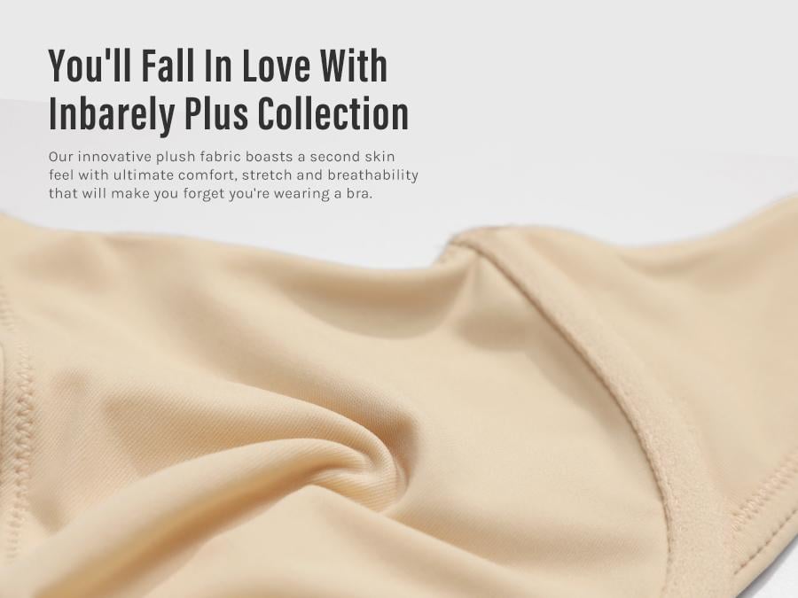 INLYRIC Women's Inbarely Plus Plunge Bra - Unlined Underwire Sexy Demi Balconette Bras SpringStatements