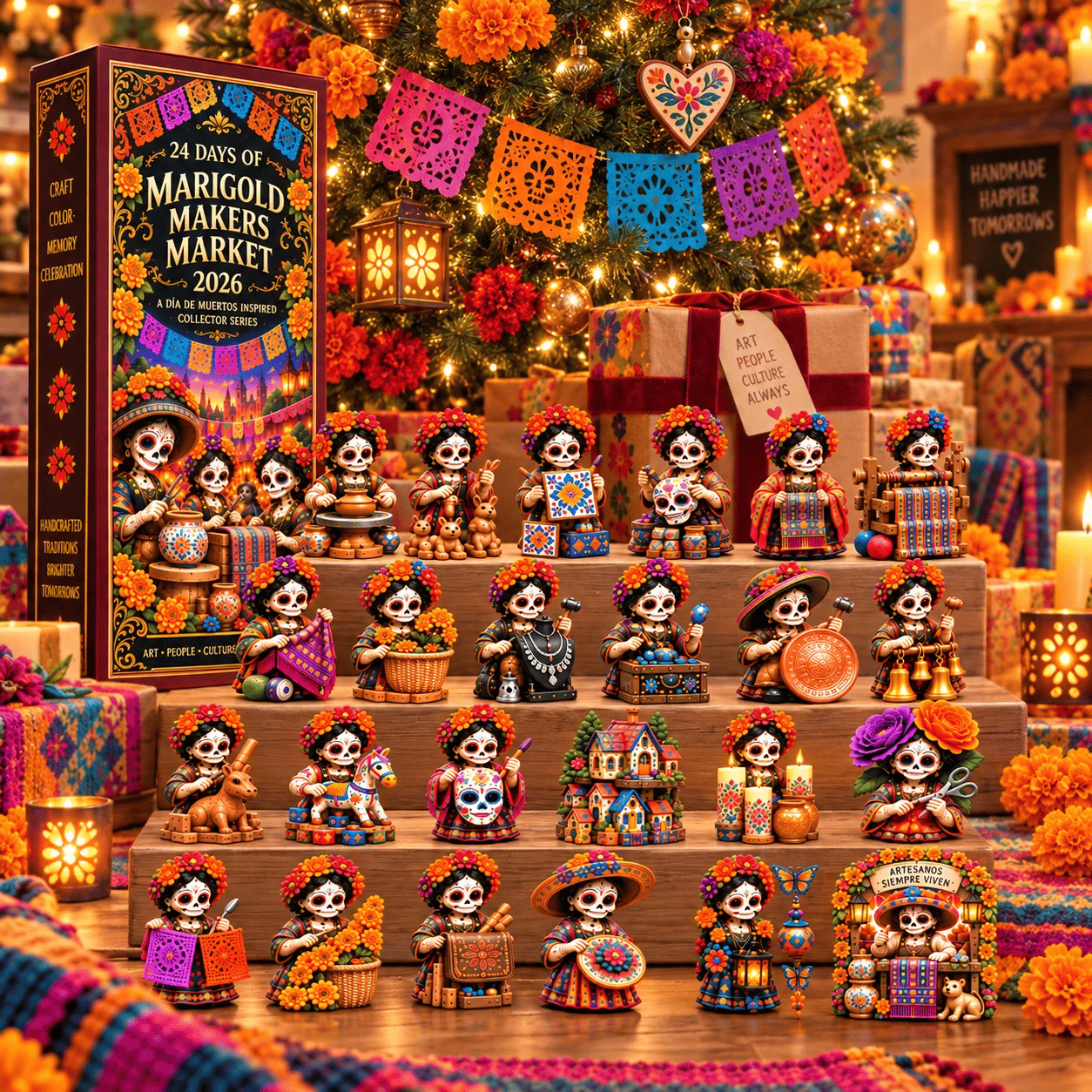 Día de Muertos collector Advent calendar