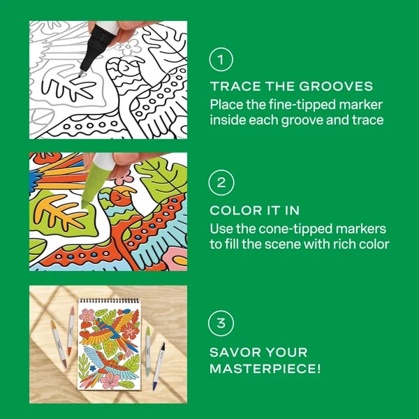 Trace-By-Groove step by step instructions
