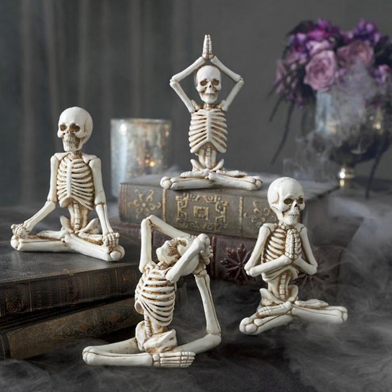 Ownkoti Yoga Skeleton Ornament Halloween Decor Decor Ownkoti 1