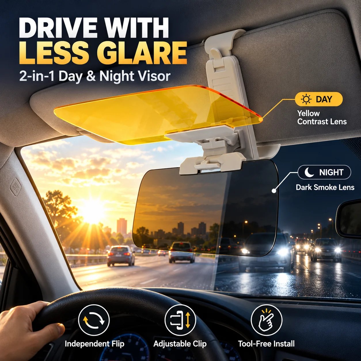 Dual lens visor extender