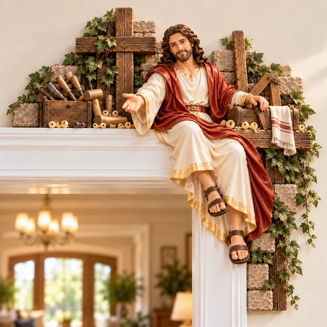 Peace at the Doorway faith doorway decor