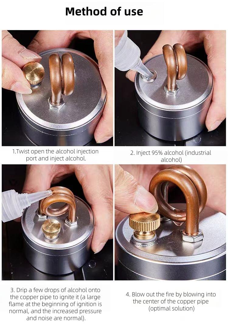 Alcohol stove and included windproof stand