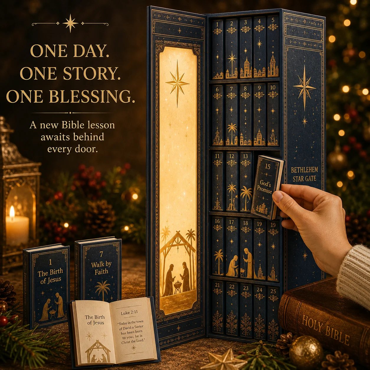 Daily Bethlehem Star Gate mini Bible lesson book