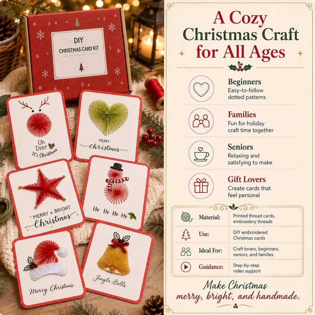 Complete Christmas craft kit