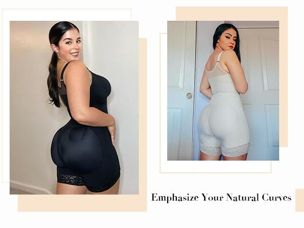 Women’s YIANNA Fajas Colombianas shapewear  Tummy Control Butt Lifter Shaper with Zipper Crotch detachable shoulder strap SpringStatements