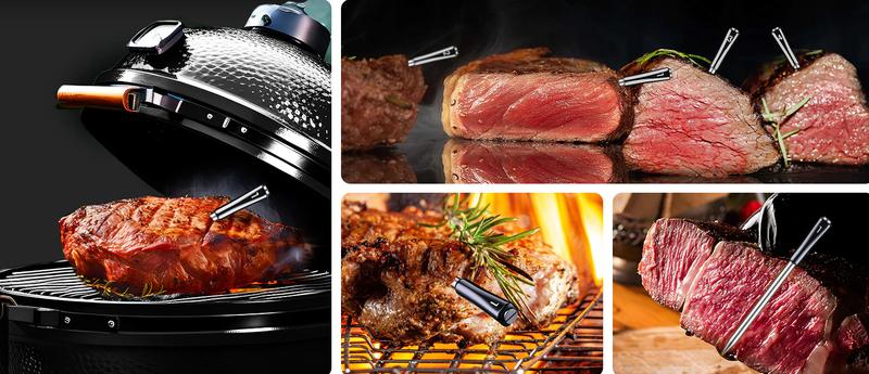 INKBIRD wireless meat thermometer, WIFI&Bluetooth meat thermometer,  suitable for cooking, frying, home cooked dishes, kitchen utensils, Holiday Gifts TikTokShopBlackFriday