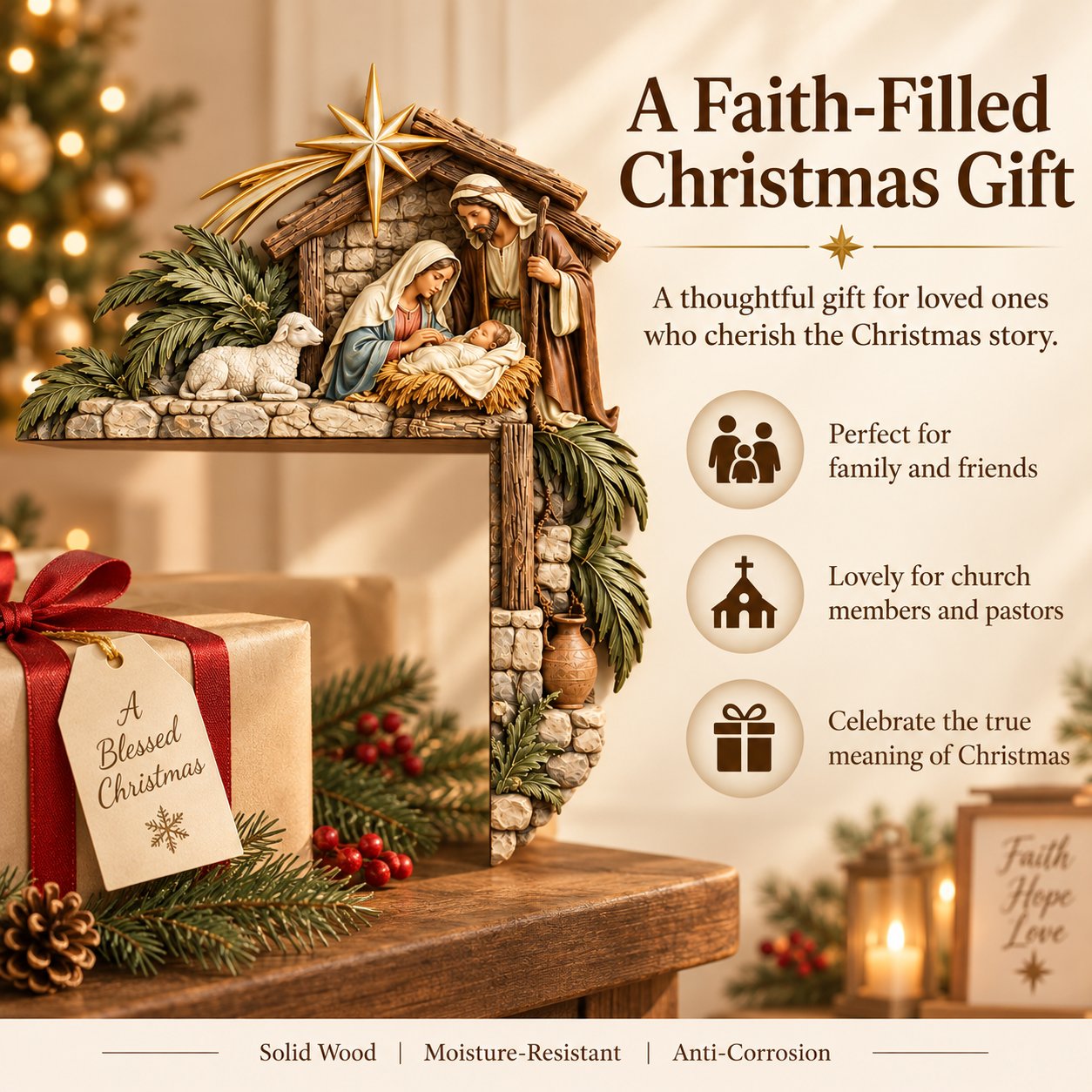 Holy Family Nativity Christmas gift