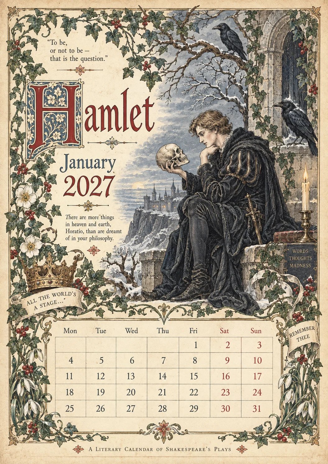 January — Hamlet